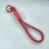 Llavero de cordón para teléfono móvil a juego de colores simple corto universal creativo adornos tejidos a mano cuerda anti-pérdida para altavoz de hervidor