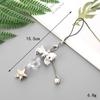 Yi Lian - Nuevo colgante de lazo de amor para teléfono móvil, llavero, adorno colgante, cadena para equipaje, exquisitos accesorios de regalo pequeños