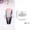 Accesorios para Manicura de Reina Madre Incrustados con Diamantes de Venta Caliente Transfronteriza Accesorios Sencillos de Aleación Saturno Brillante Tridimensional para Manicura Venta al por Mayor