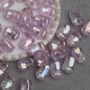 Dingyi Estrela Gradiente Prata Cintura Fina Lua Fria Contas Galvanizadas Formato Irregular Acrílico Furo Passante Contas Soltas Acessórios para Pulseira DIY