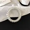 Cordón para Teléfono de Estilo Frío Plateado de Gama Alta, Lazo para el Cabello, Cuerda para Cola de Caballo Simple de Verano, Banda de Goma de Alta Elasticidad, Accesorio para el Cabello