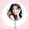 Lu Yuxiao Artículos de Celebridad Publicidad para Fans Abanico Transparente Materiales para Manualidades