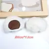 Chapéu de orelhas de urso fofo acessórios de pelúcia características faciais óculos nariz faixa de cabeça DIY adorno de cabeça bolsa acessórios de decoração de roupas
