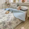 2026 Nuevo Modelo Jacquard tipo Nube Gasa de Doble Capa Acolchado Multifuncional Cubre Cama Pieza Única