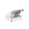 Caja Blanca para Avión Caja de Cartón al por Mayor Caja de Embalaje de Papel Kraft Caja de Embalaje para Express En Stock Caja Cuadrada de Cartón de Tres Capas