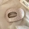 Pinza plana para el cabello que no lastima la parte posterior de la cabeza, adecuada para mujeres con cabello fino, pinza de cocodrilo elegante y exquisita, pasador versátil