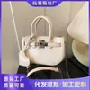 Bolso de Mujer con Cierre Rápido, Bolso Tipo Kelly de un Solo Hombro con Textura Elegante, Nueva Moda para Primavera y Verano, Bolso de Mano Versátil, Bolso Cruzado de Gran Capacidad