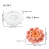Molde de Silicona de Rosa Peonía Loto 3D para Aromaterapia Yeso Vela Manualidades Florales de Boda Molde Venta al por Mayor