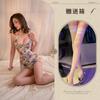 Vestido Bodycon Estampado Tie-Dye Sexy com Decote em U Profundo para Férias na Praia Alça Dopamina Lingerie