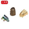 Dedal para Dedos Hogareño Costura a Mano Punto de Cruz Engrosado Ajustable Cobre Real Protector de Hilo para Aguja Aro Puntero Herramienta de Costura