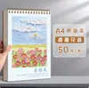 Caderno de Esboço A3 para Estudantes de Arte, Caderno de Desenho A4, Caderno de Esboço com Lápis de Cor Espesso Enorme, Caderno de Desenho com Marcador Aquarela para Estudantes