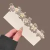 Pinza de garra pequeña ojo de gato para mujer, pinza de pelo pequeña bonita y exquisita para el costado del cabello, pinza de pelo de alta gama, para peinado semi-recogido, pinza de tiburón con temperamento
