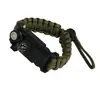 Pulsera de Cuerda para Paraguas Pulsera Multifuncional de Supervivencia Navaja de Campo Cuerda de Supervivencia Pulsera de Supervivencia de Emergencia Cono Rompevidrios