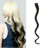 Extensões de Cabelo Cacheado Tingido Colorido para Pendurar na Orelha no Atacado, Um Cartão de Mechas para Mulheres, Mechas Naturais Invisíveis, Mechas Rosas