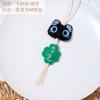 Gatito de la Suerte Omamori No Tejido DIY Hecho a Mano Colgante de Aspecto Elevado Creativo Cadena para Teléfono Móvil Llavero Lindo Regalo