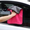 Toalha de carro de lã de coral de alta densidade 600g espessada toalha de limpeza doméstica de cozinha absorvente de lã dupla face toalha de lavagem de carro bicolor