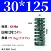 Módulo de Mola de Compressão Mola de Compressão Módulo Doméstico 65Mn Mola Tf Fio Plano de Alta Resistência Compressão Padrão Japonês Mola Retangular