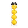 Juego de Cubeta de Pickleball de Cuatro, Pelotas de 40 Hoyos, Pelotas Moldeadas por Inyección de 74 mm, Pelotas de Práctica para Club, Al por Mayor, Disponible en Múltiples Colores