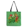Bolso de hombro con estampado de flores al por mayor de fábrica plegable versátil gran capacidad Bolso de mano portátil para mujer para salir
