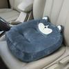 Cojín de asiento de coche para las cuatro estaciones, universal, para otoño e invierno, con bonitos dibujos animados, que aumenta la altura del asiento del coche, suave y cómodo.