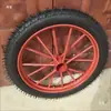 Pneu de Carrinho de Mão, Pneu de Carrinho de Obra para Caminhão Basculante 3.00-18 Pneu Pneumático com Aro de Aço com Raios