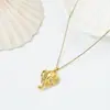 Moda Europea y Americana Transfronteriza Temperamento Retro Creativo Acero de Titanio Collar para Mujer Personalidad de Nicho Colgante de Elefante Alta Gama Venta al por Mayor