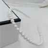 Diadema de Perlas para Mujer, Diadema Francesa Estilo Hada, Nuevo Modelo 2024, Corona Alta Elegante, Accesorio de Pasador para Cabello para Exteriores