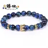 Joia da Moda Europeia e Americana Transfronteiriça Mais Vendida Pulseira de Olho de Tigre Coroa Pulseira de Joia Masculina Presente