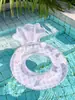 Flotador de natación para niños estilo coreano con lentejuelas y concha, con respaldo engrosado, flotador de natación moderno, flotador para axilas para niños
