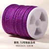 He72 Fio de Seda Jade Fio para Tecelagem Fio para Pulseira DIY Fio para Miçangas Cordão para Colar Cordão para Tecelagem de Nós Chineses Fio para Artesanato Atacado