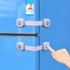 Cerradura de Cajón Anti-pellizcos para Bebé Cerradura de Seguridad Cerradura de Seguridad Infantil Cerradura de Protección para Bebés para Abrir Puertas de Refrigerador y Puertas de Gabinete