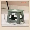 Taburete Plegable Portátil para Guardería, Tren, Hogar, Metro, Silla Engrosada y Reforzada, Taburete Pequeño para Exteriores