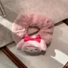 Diadema de Peluche Otoño e Invierno Perro Canela Anillo Intestino Niña Linda Dibujos Animados Peludo Dulce Elegante Diadema Estudiante