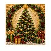 Pintura de Diamante com Pérolas de Natal 5D DIY Feito à Mão Pintura Decorativa com Strass Tema de Natal Casa Festival Pintura de Parede