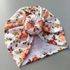 Chapéu de bebê europeu e americano, rosquinha, primavera e verão, fino, para bebês meninos e meninas, podem amar, touca com porta halógena, touca pullover infantil estilo indiano
