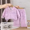 Conjunto de Ropa de Otoño para Niñas 2026 Nuevo Estilo Conjunto de Primavera Otoño para Bebés y Niños Conjunto de Dos Piezas con Sudadera y Mangas Largas para Bebé Niña Venta al por Mayor