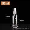 Botella de Spray Transparente 100ml Botella Dispensadora de Plástico Botella de Spray para Loción de Viaje Botella de Spray Tipo Push Botella de Spray Pequeña