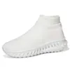 Zapatos Deportivos de Malla Tejido Volador de Caña Alta para Mujer para Ocio al Aire Libre, Transpirables, Ligeros, de Suela Suave, Zapatos Tipo Calcetín para Caminar y Viajar para Hombre