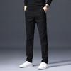 Pantalones Casuales de Algodón Puro Otoño 2024 para Hombre Elásticos Sueltos de Pierna Recta para Jóvenes Pantalones de Negocios para Hombre Pantalones de Hombre de Marca de Moda Estilo Coreano