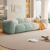 Estilo Nórdico Estilo Creme Estilo Ins Gelatina Popular na Internet Sofá Veludo de Bebê Sala de Estar Moderno Simples Estilo de Luxo Leve Apartamento Pequeno Doméstico