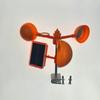 Repelente de Pájaros Solar con Voz Eléctrico Reflectante Ahuyentador de Pájaros Molinillo de Viento 360 Acústico-Óptico Prevención de Pájaros