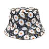 Sombrero cubo plegable de viaje para exteriores de primavera y verano, sombrero de pescador de doble cara, sombrero para el sol con protección solar estampado para hombres y mujeres