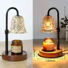 Lámpara de Aromaterapia con Temporizador de Atenuación de Madera Maciza, Lámpara para Derretir Cera de Aromaterapia, Lámpara de Vela, Lámpara para Derretir Velas, Decoración de Dormitorio, Lámpara de Mesa Ambiental