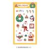 Stickers navideños mascota de dibujos animados linda transparentes para teléfono móvil impermeables decoración DIY bolsa de materiales para cuenta de mano pegatinas decorativas para vaso de agua