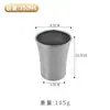 Copo de Água Infantil de Aço Inoxidável 304 Estilo Coreano, Camada Dupla, Copo de Chá Dourado para Restaurante Anti-Escaldante Anti-Queda, Copo de Cerveja, Copo para Bebidas