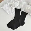 Calcetines de mujer para primavera y verano, ligeros y transpirables, calcetines nuevos simples de media pantorrilla, malla hueca de color liso, calcetines de mujer de moda