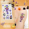 En stock, venta al por mayor, nuevas pegatinas de tatuajes de dibujos animados para niños, para Halloween, para fiestas, calabazas, accesorios