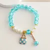 Pulsera de Joyería de Nuevo Estilo, Joyería de Cuentas de Cristal Estilo Coreano, Pareja, Estudiante, Pulsera Infantil, Joyería para Niñas al por Mayor