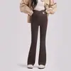 Pantalones de maternidad, pantalones de algodón para mujer sin costuras, nuevos pantalones de microcampana para otoño e invierno, pantalones de soporte para el vientre, leggings de maternidad elásticos versátiles para usar como prenda exterior