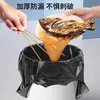 50 Sacos de Lixo Tipo Veste Extra Espessos Espessados e Ampliados Cozinha Banheiro Sacos Plásticos de Mão Venda Direta da Fábrica Atacado